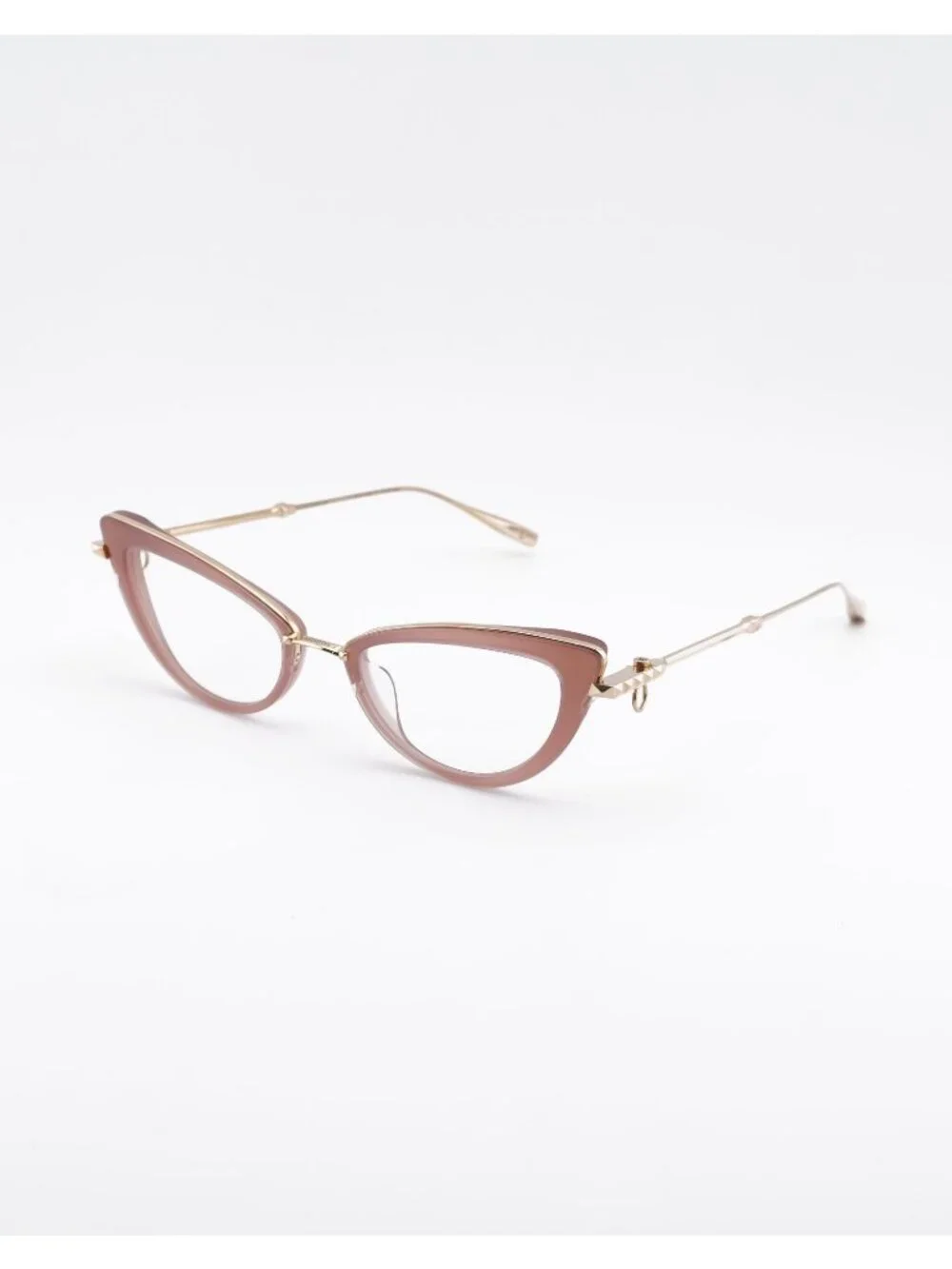 Valentino V-DAYDREAM VLX-123B-CH Eyeglasses Gold 51mm Cat Eye Frame with Chain